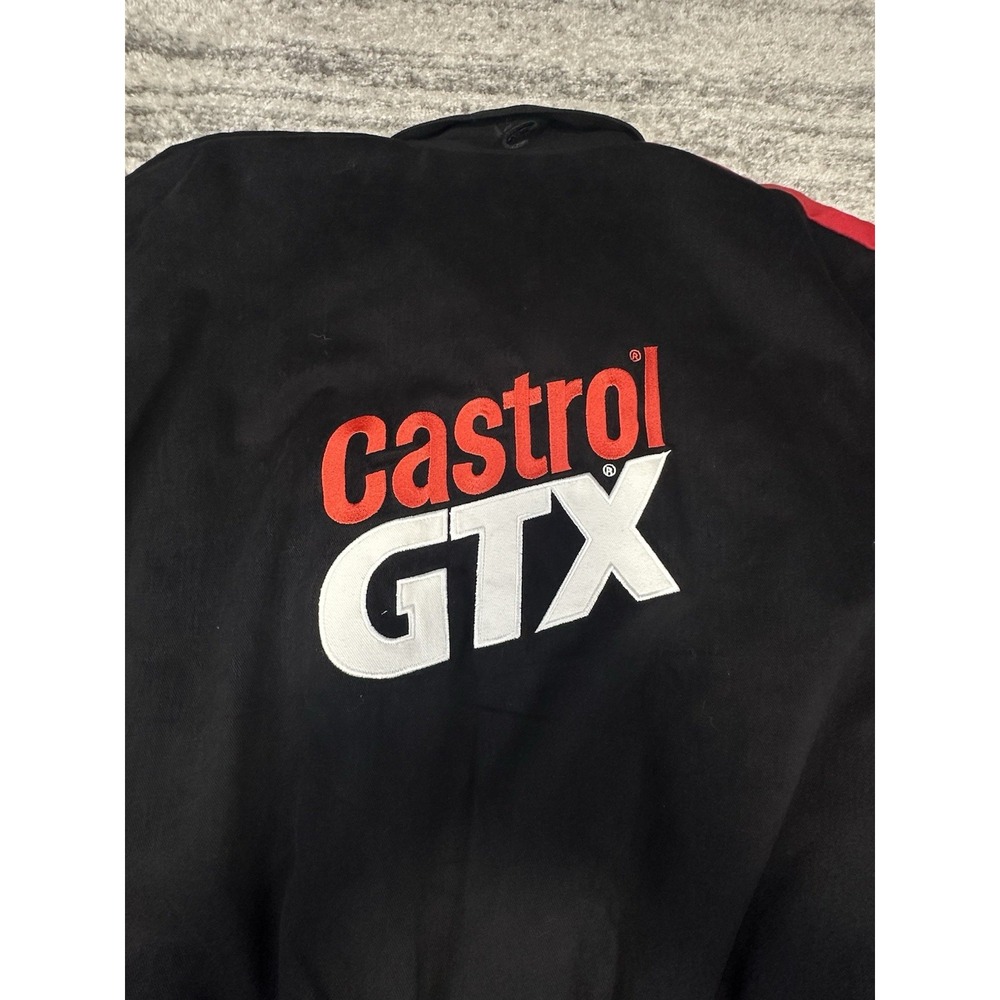 Vintage Castrol GTX Casey Atwood RNHRA  Racing Jacket Men's L‎ 90s NASCAR - Picture 12 of 12
